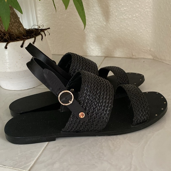 Banana Republic leather Woven Double Strap Sandal - Picture 4 of 10